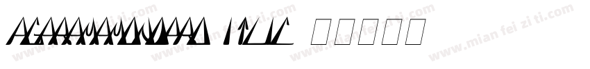agaramamondpro itlic字体转换